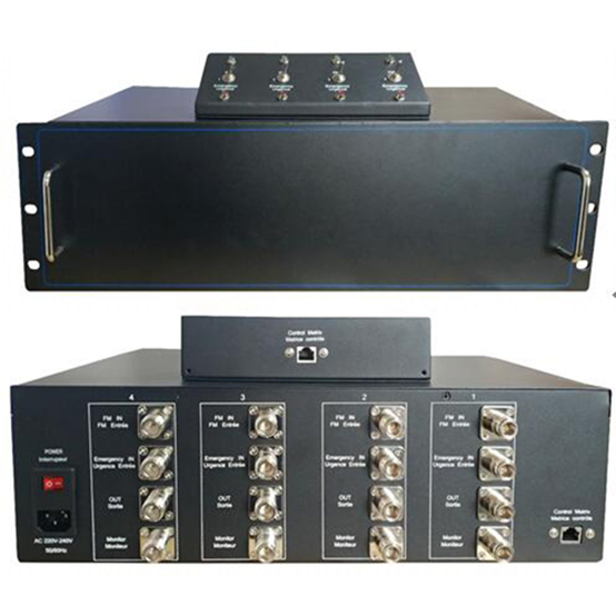  通道FM应急广播插播控制器