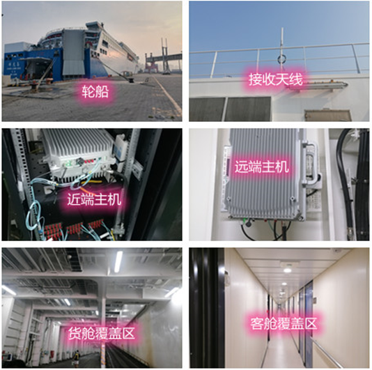  通道海上游轮轮船渔船覆盖案例
